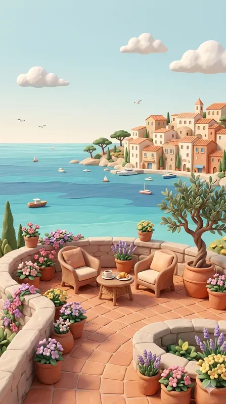 French Riviera 3D Claymation Lives