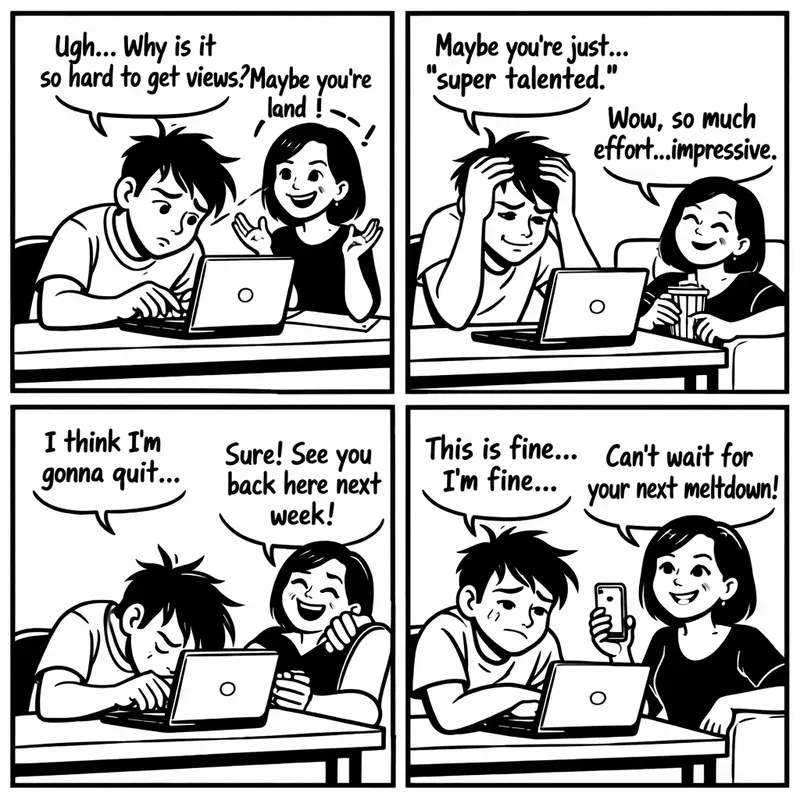 Relatable Life Moments Comic Generator