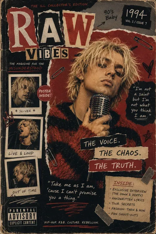 90s Scrapbook Zine Covers