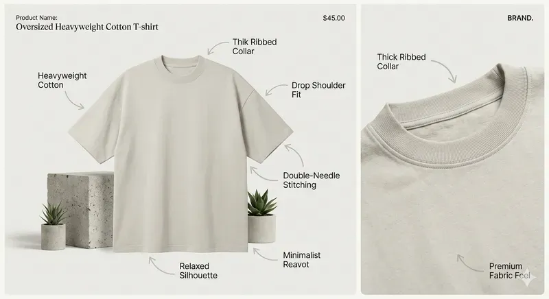 Clothing Feature Detail Pros