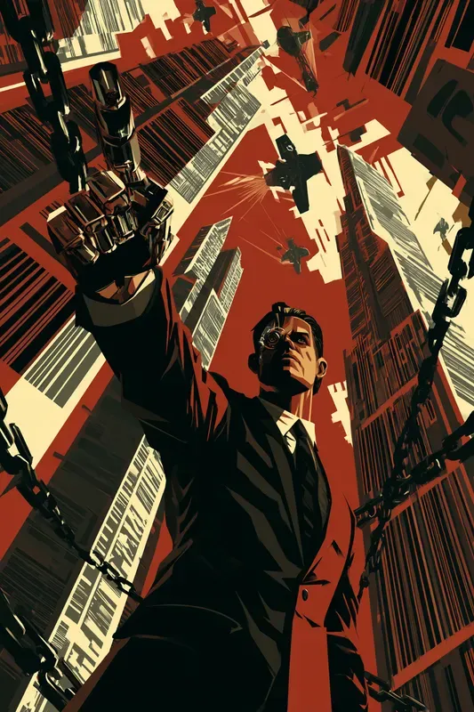 Cyberpunk Propaganda Poster Generator
