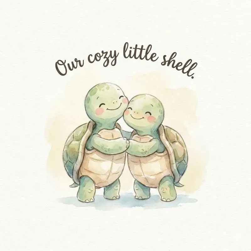 Cute Watercolor Love Quote Illustrations