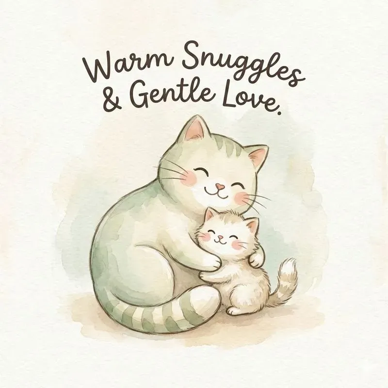 Cute Watercolor Love Quote Illustrations
