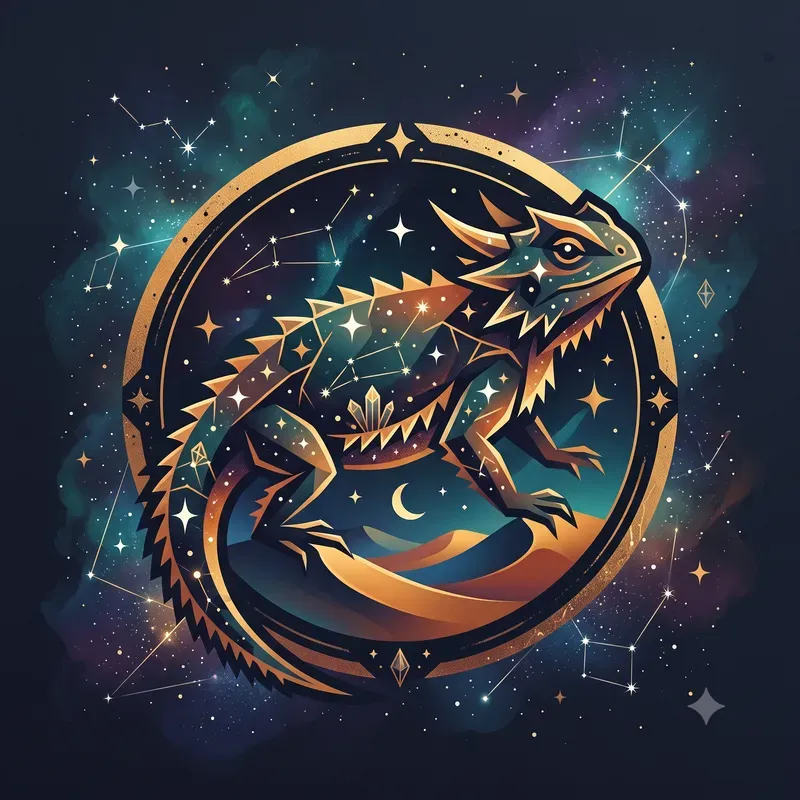 Desert Cosmic Creature Emblems