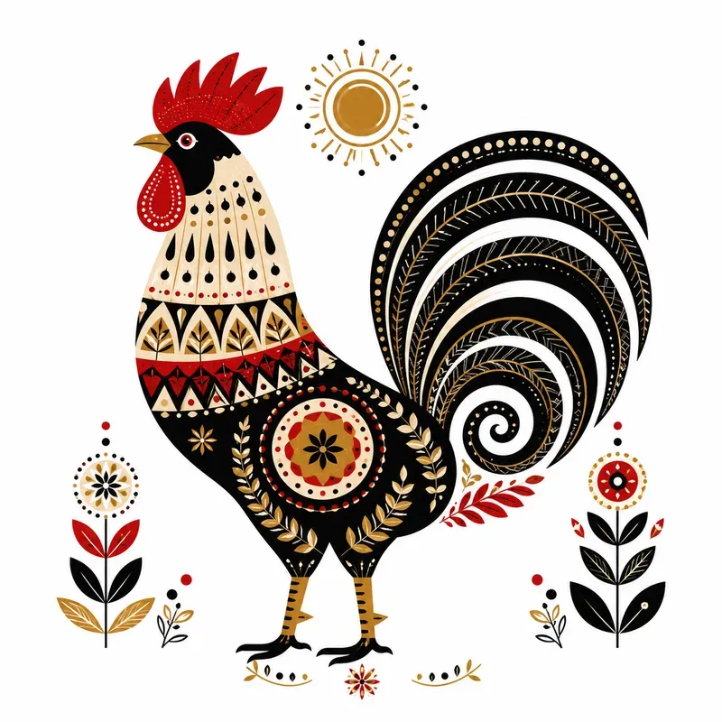Modern Folk Animal Poster Generator