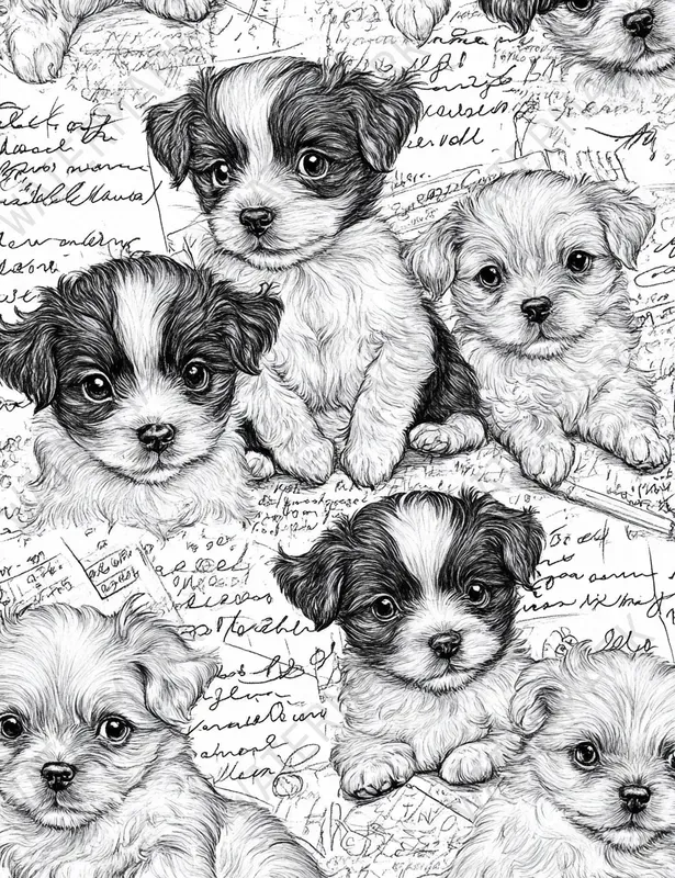 Black And White Printable Stamp Papers