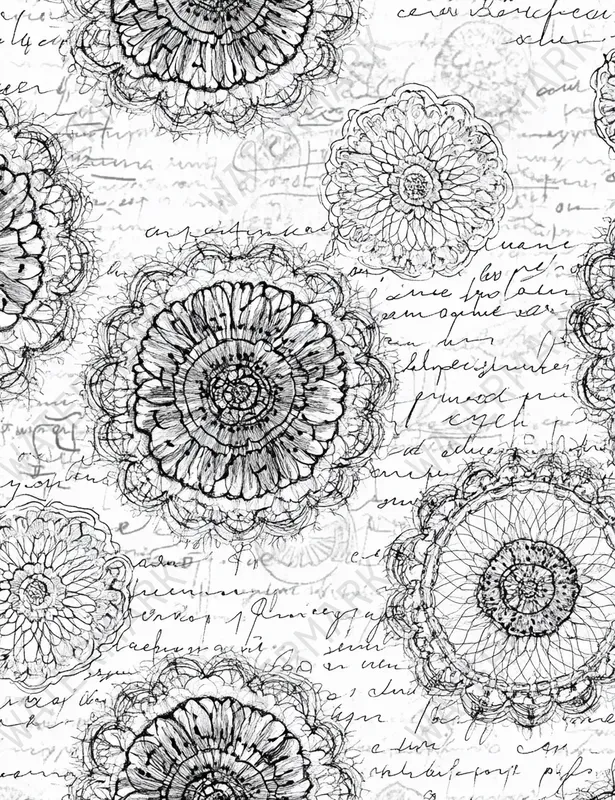 Black And White Printable Stamp Papers