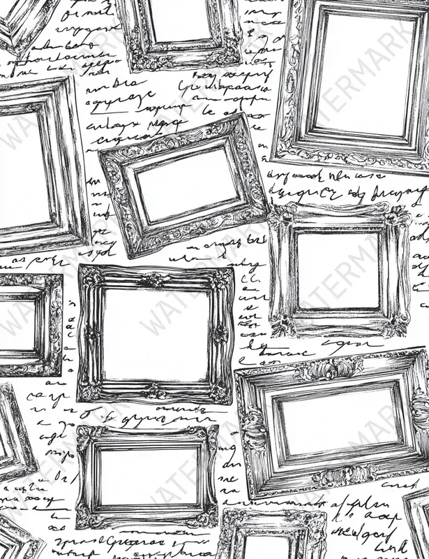 Black And White Printable Stamp Papers