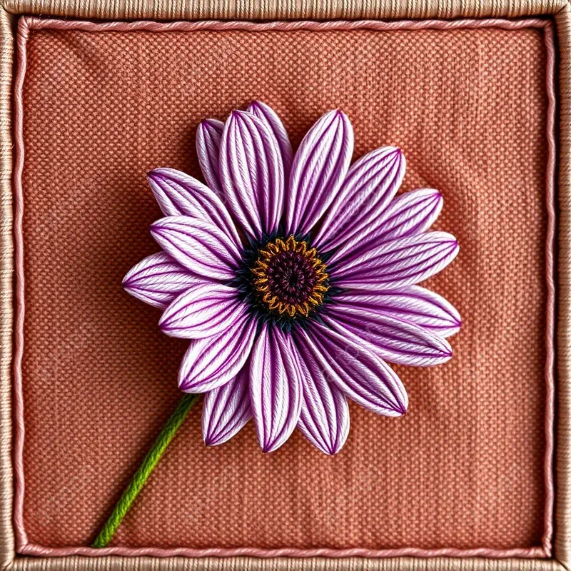Embroidered Flowers