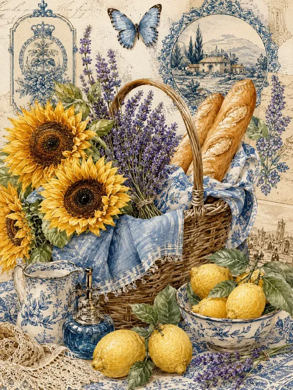 Summer Vintage Collage Junk Journal Pages