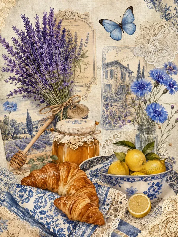 Summer Vintage Collage Junk Journal Pages