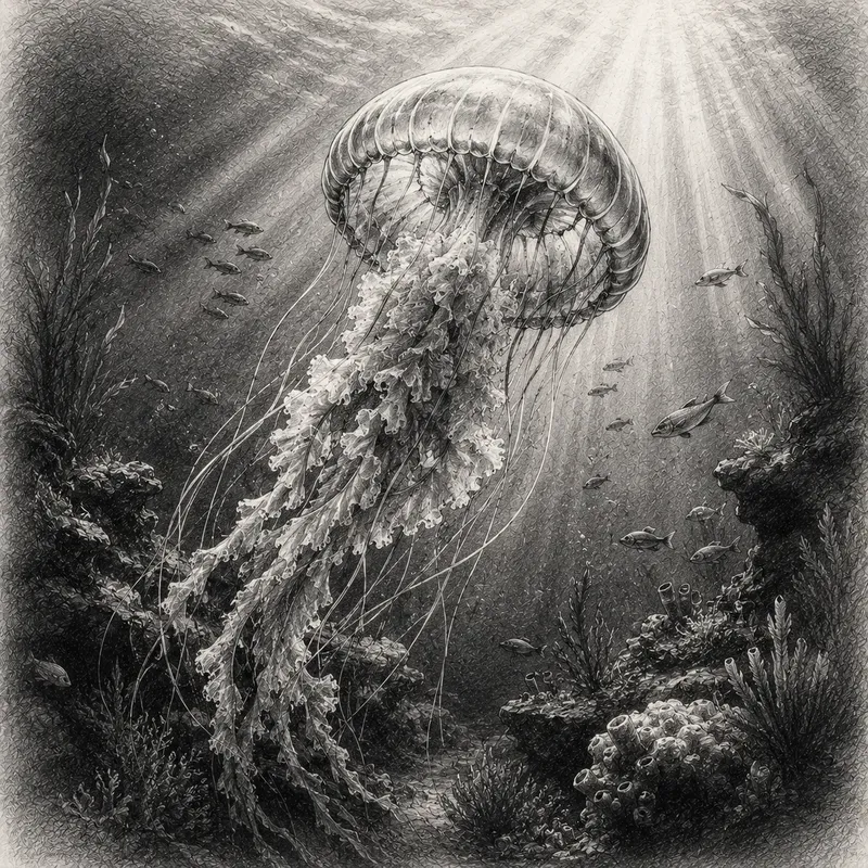 Dramatic Pencil Sketch Art