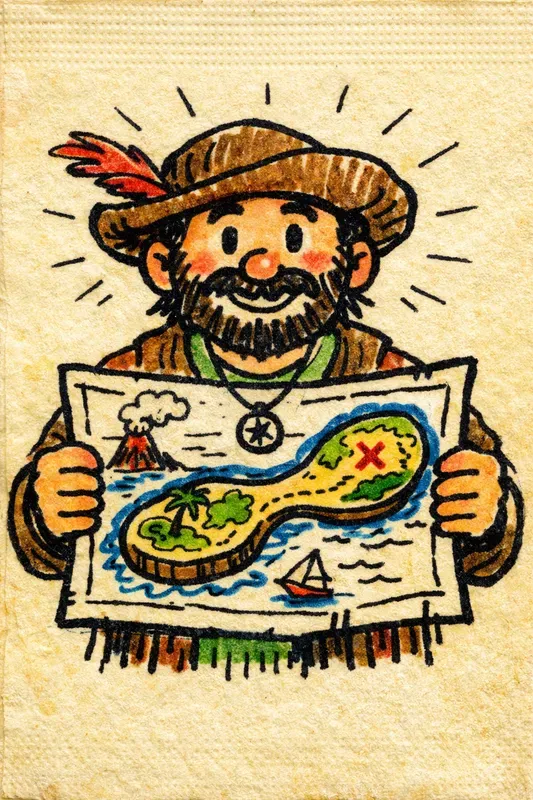 Felttip Character Napkin Doodles