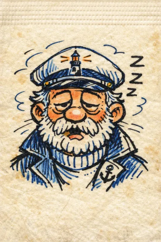 Felttip Character Napkin Doodles