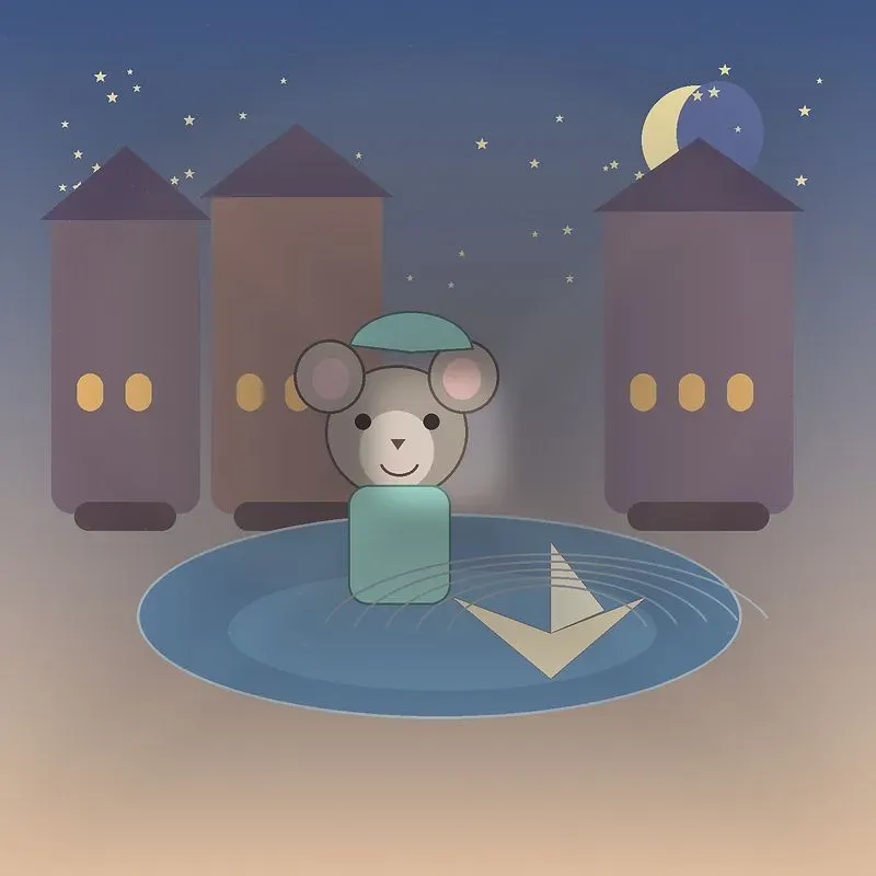 Cozy Animal Storybook Art