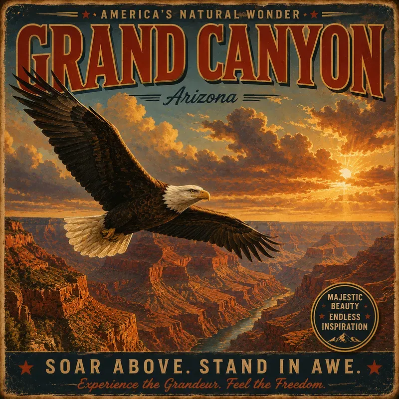 Retro Usa Tourism Art
