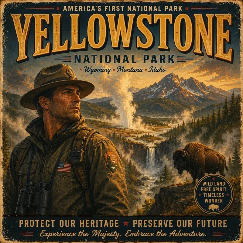 Retro Usa Tourism Art