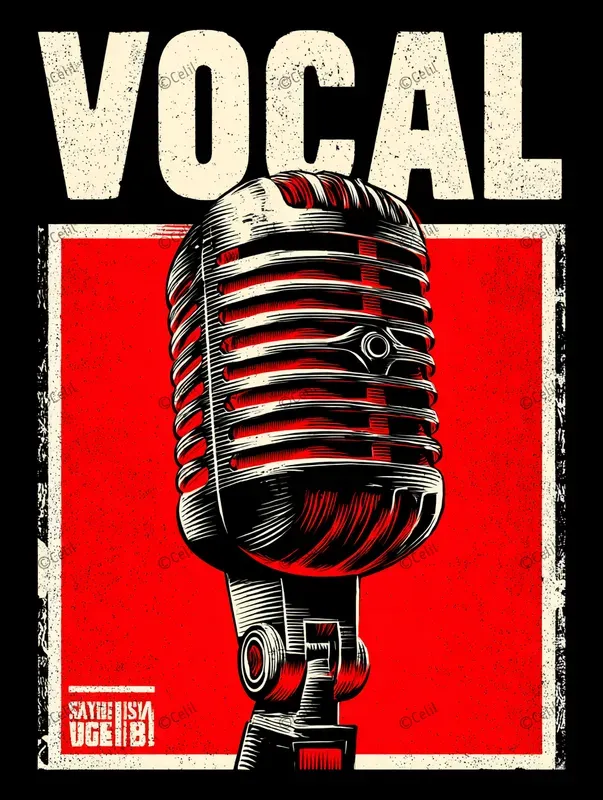 Bold Vector Tshirt Art