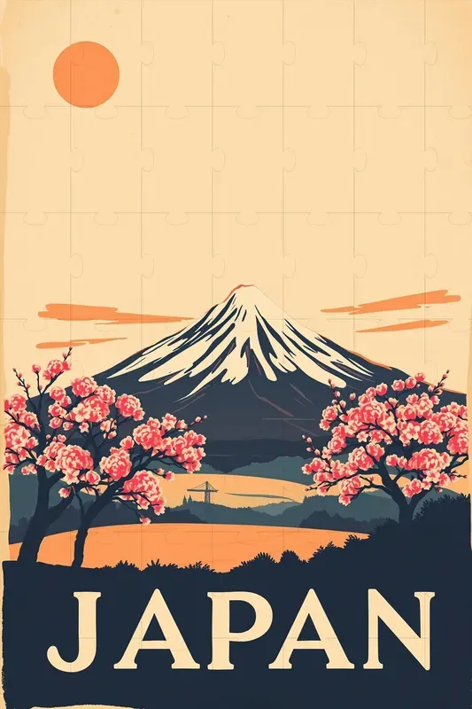 Handdrawn Vintage Travel Posters