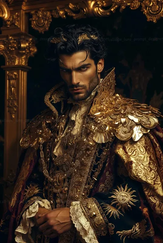 Gilded Baroque Portraits