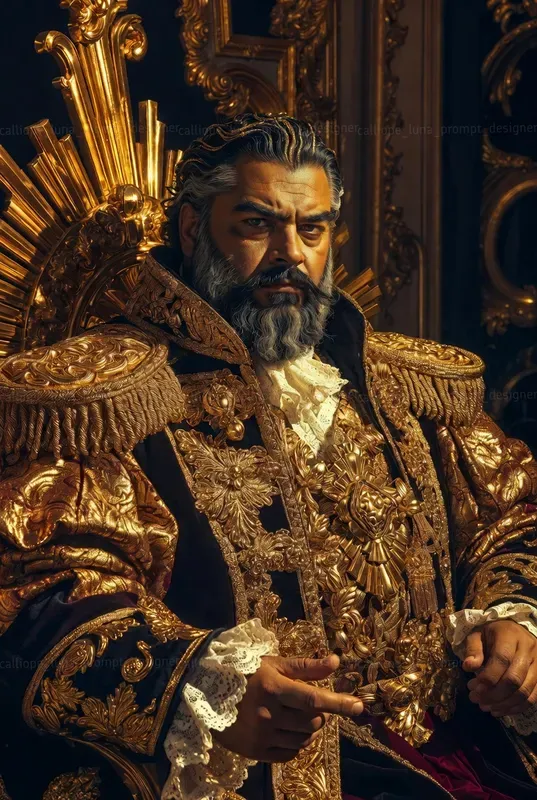 Gilded Baroque Portraits