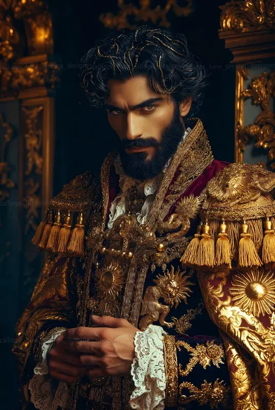 Gilded Baroque Portraits