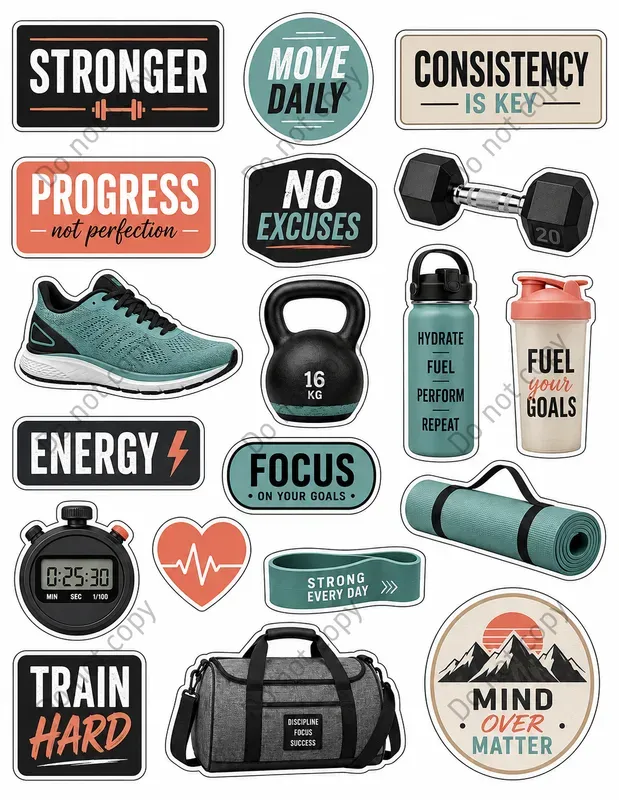 Vision Board Kit Cutout Sheets