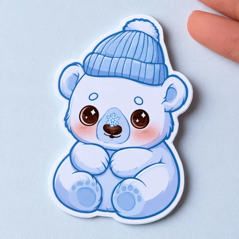 Kawaii Wildlife Sticker Generator