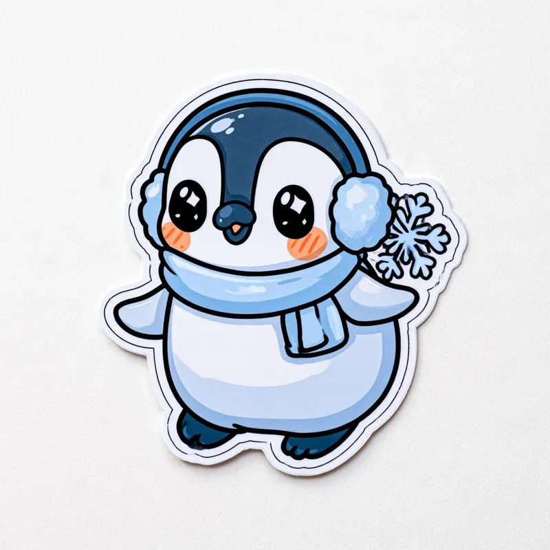 Kawaii Wildlife Sticker Generator