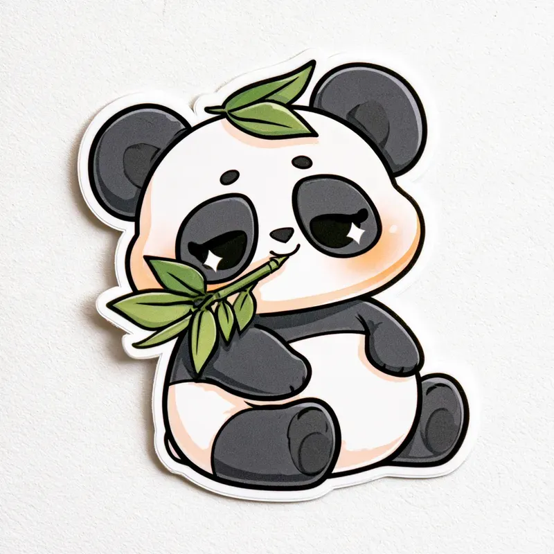 Kawaii Wildlife Sticker Generator