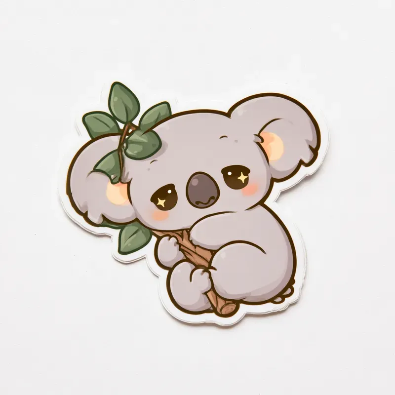Kawaii Wildlife Sticker Generator