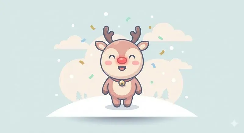 Cute Christmas Cartoon Character Packs