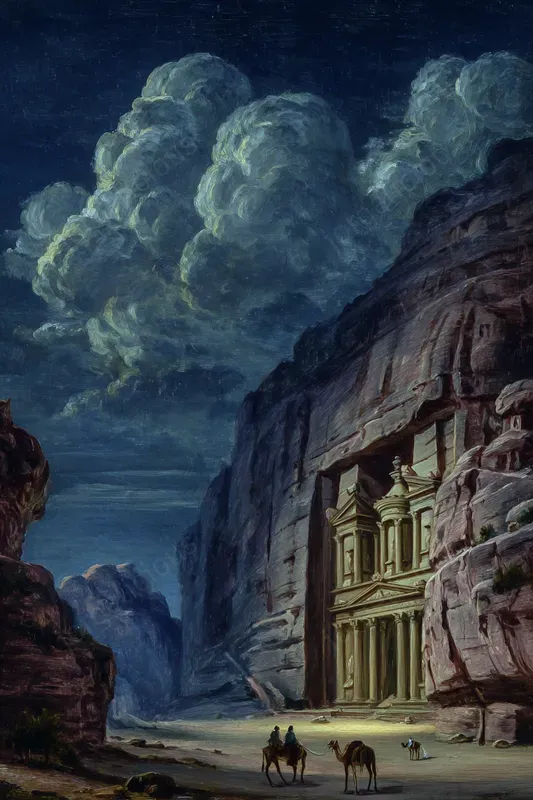 Dramatic Landmark Oil Paintings