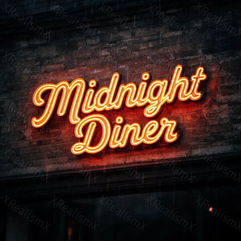 Cinematic Neon Sign Generator