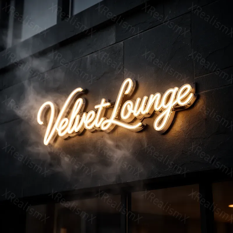 Cinematic Neon Sign Generator