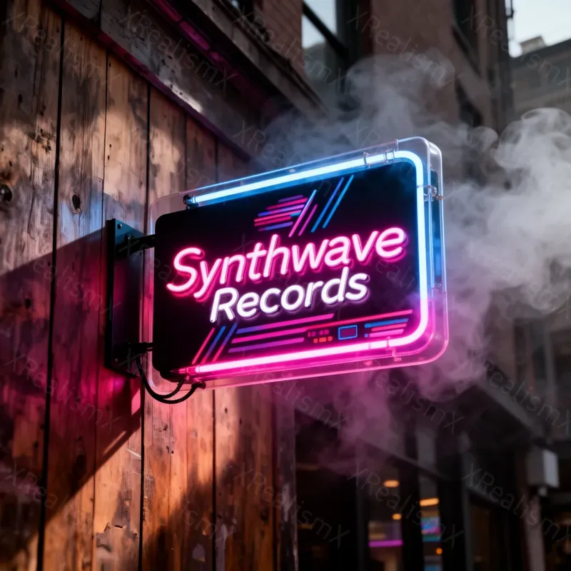 Cinematic Neon Sign Generator