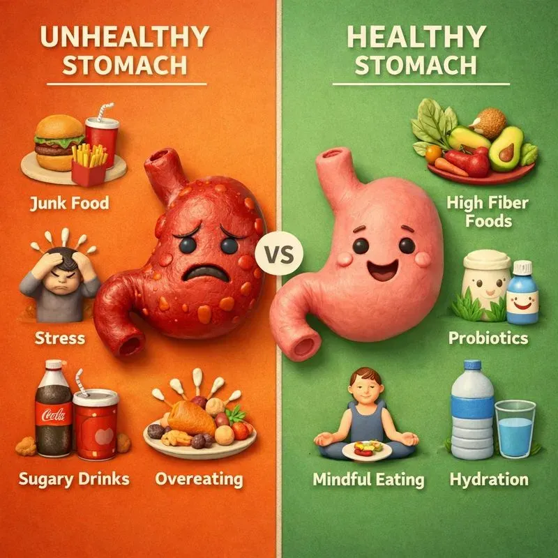Healthy Vs Unhealthy Body Habits