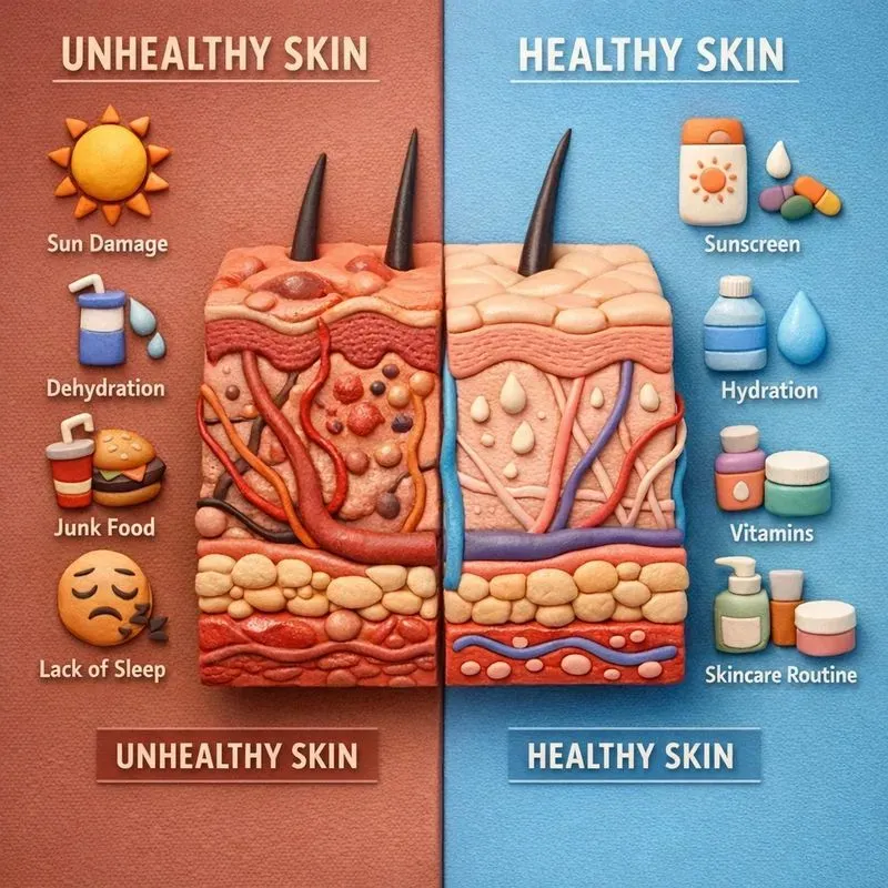 Healthy Vs Unhealthy Body Habits