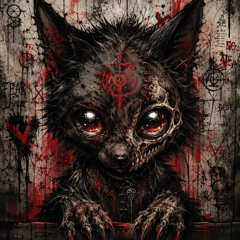 Horror Cute Animal Monsters Packs