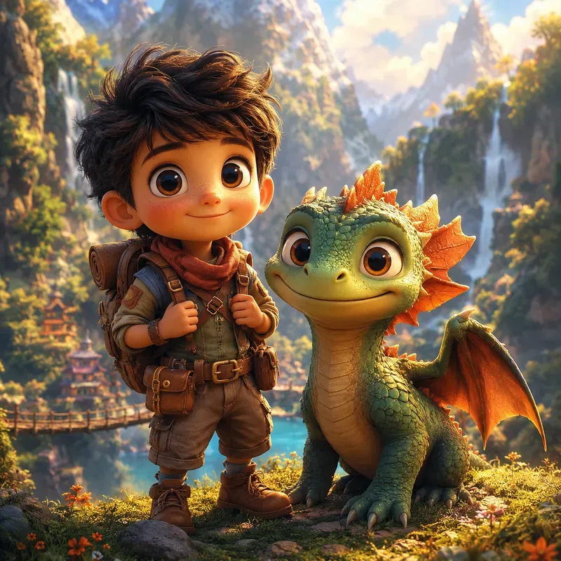 Cute 3D Chibi Character Adventures