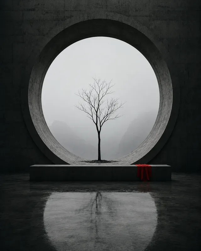 Cinematic Solitude Photography