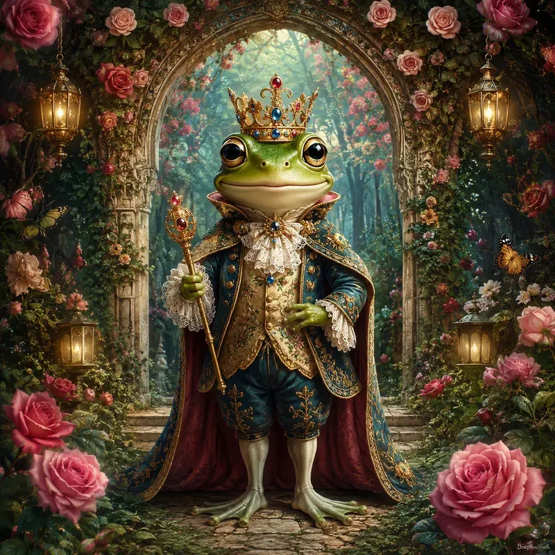 Whimsical Royal Creature Portraits