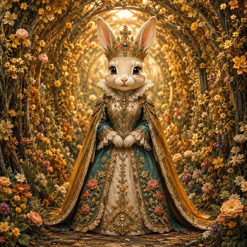 Whimsical Royal Creature Portraits