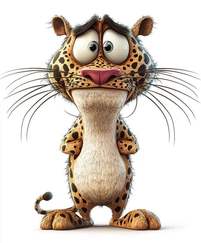 Quirky 3D Cartoon Animals