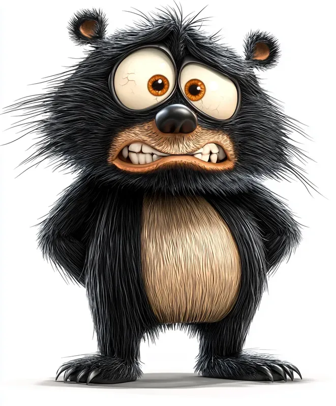 Quirky 3D Cartoon Animals