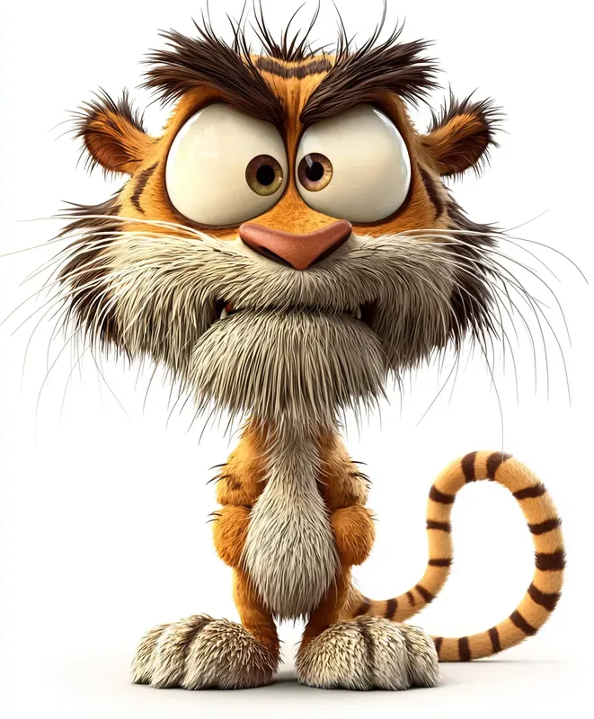Quirky 3D Cartoon Animals