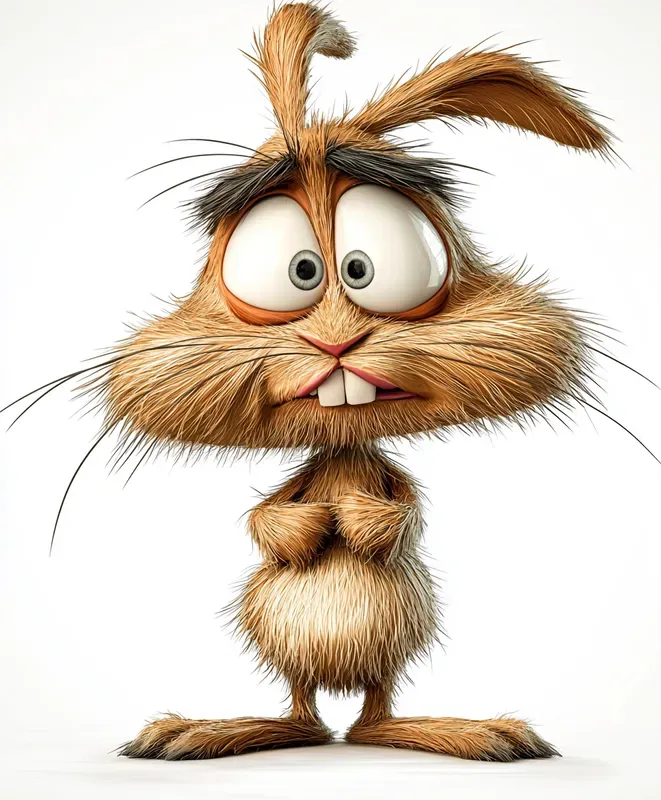 Quirky 3D Cartoon Animals