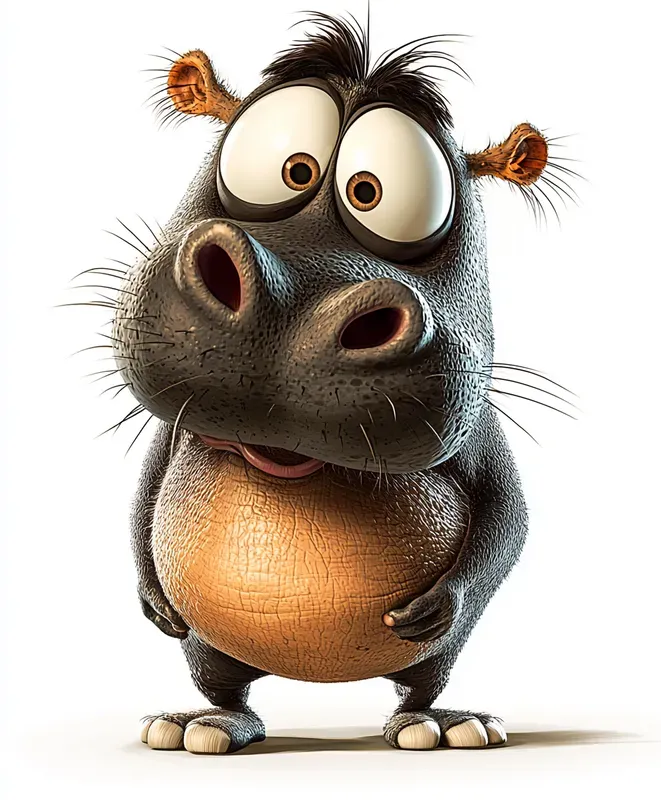 Quirky 3D Cartoon Animals