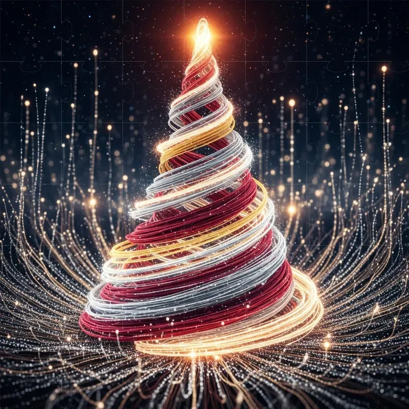 Luminous Christmas Spirits Light Trails