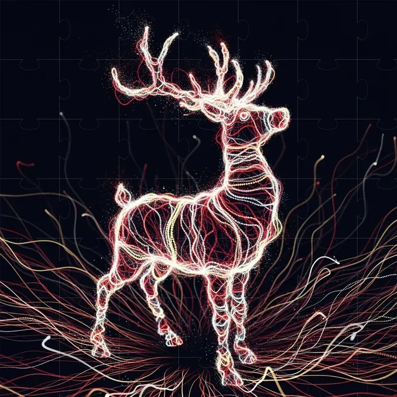 Luminous Christmas Spirits Light Trails